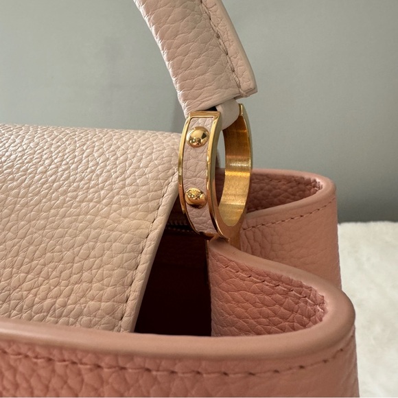 Louis Vuitton Capucines BB - Rose Trianon / Greige - Picture 9 of 17
